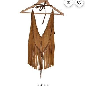 Sexy handmade Western-style halter top